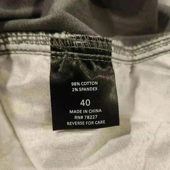 Men's Blu Rock New York Cotton Flex Cargo Shorts with Belt Size 40 - Picture 4 of 6